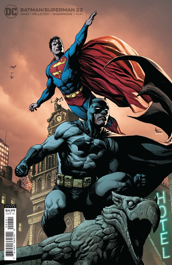 Cover image for BATMAN SUPERMAN #22 CVR B GARY FRANK CARD STOCK VAR