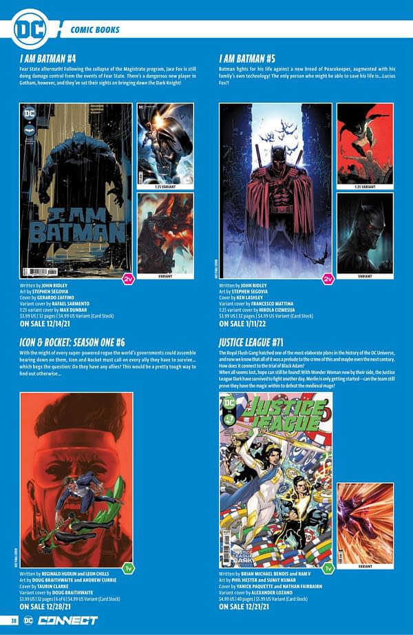 DC Comics December 2021 Solicits & Solicitations In Full
