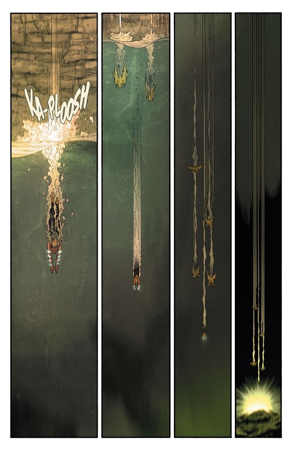 Interior preview page from AQUAMAN THE BECOMING #1 (OF 6) CVR A DAVID TALASKI