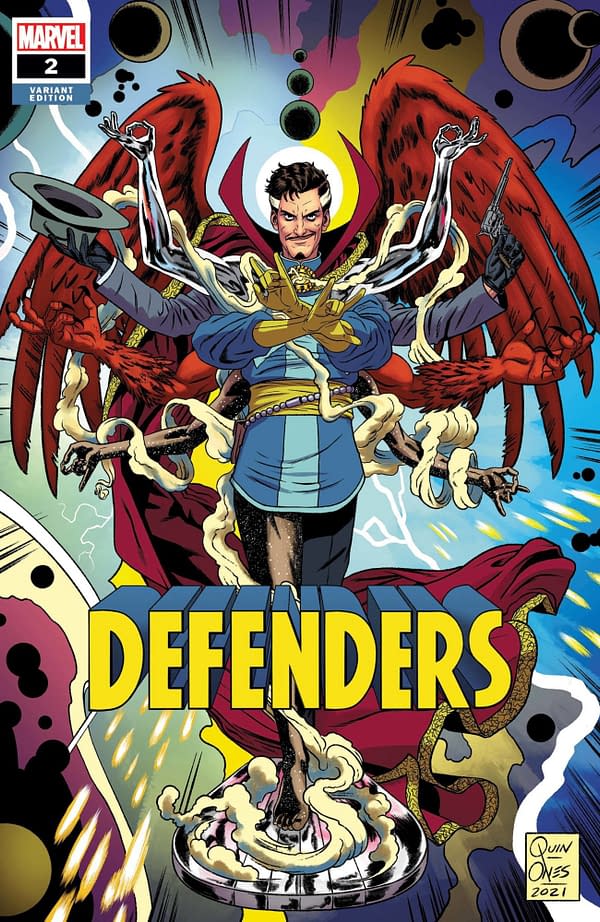 Cover image for DEFENDERS #2 (OF 5) QUINONES VAR