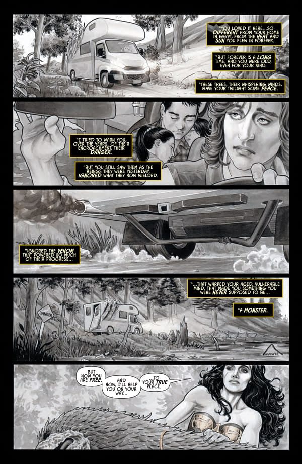 Interior preview page from WONDER WOMAN BLACK & GOLD #4 (OF 6) CVR A TULA LOTAY