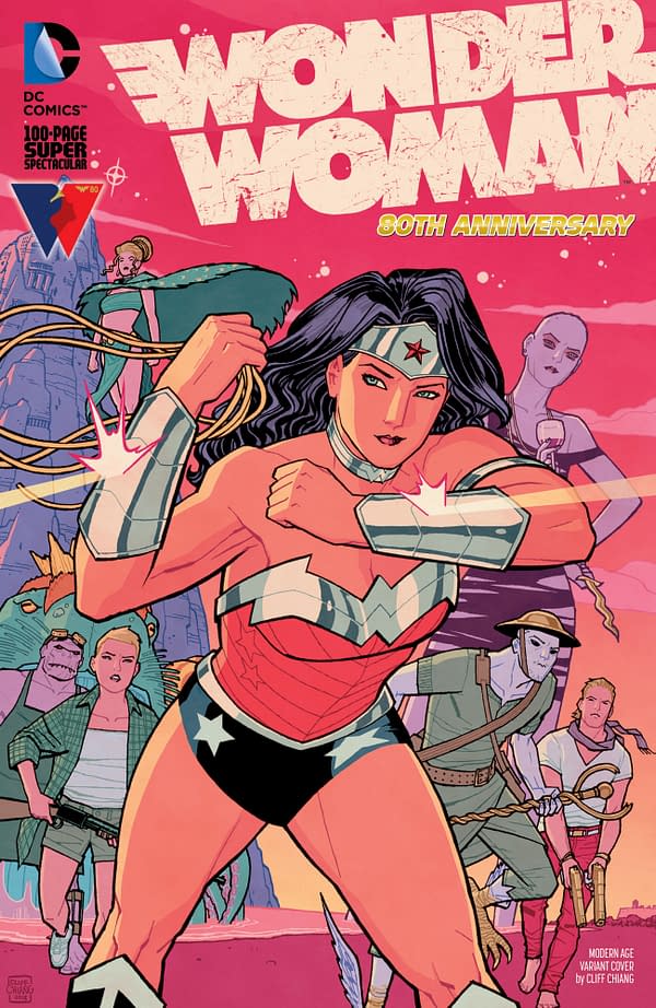 Cover image for WONDER WOMAN 80TH ANNIVERSARY 100-PAGE SUPER SPECTACULAR #1 (ONE SHOT) CVR I CLIFF CHIANG MODERN AGE VAR