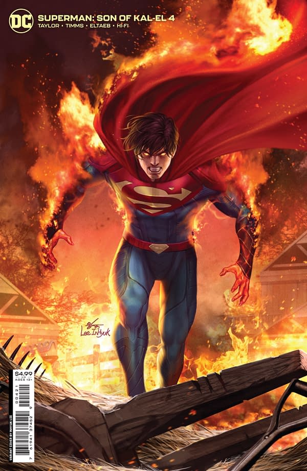 Cover image for SUPERMAN SON OF KAL-EL #4 CVR B INHYUK LEE CARD STOCK VAR