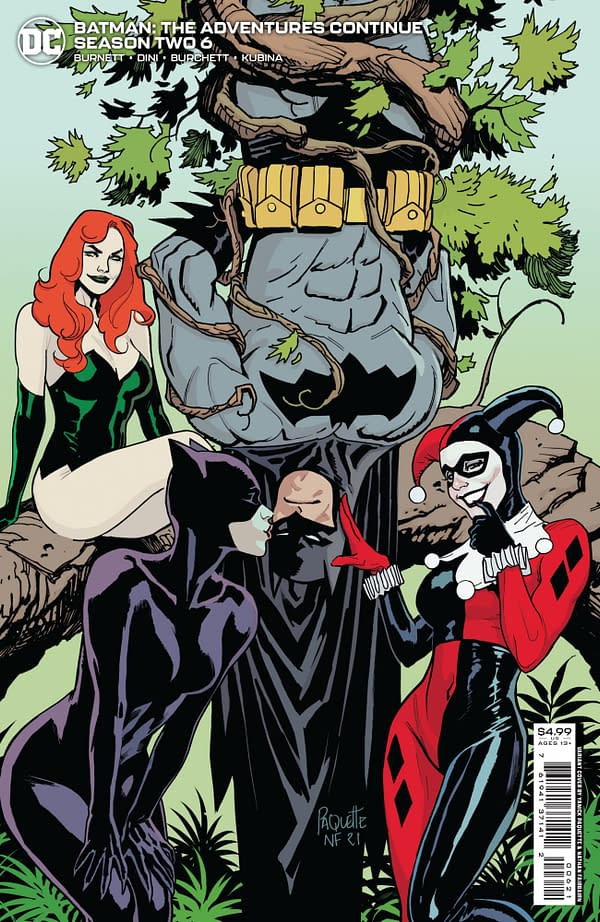 Cover image for BATMAN THE ADVENTURES CONTINUE SEASON II #6 (OF 7) CVR B YANICK PAQUETTE CARD STOCK VAR