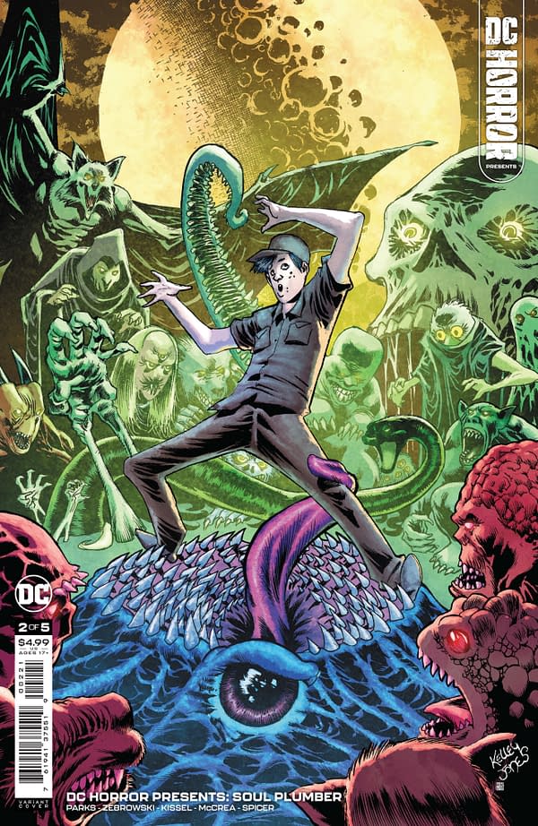 Cover image for DC HORROR PRESENTS SOUL PLUMBER #2 (OF 6) CVR B KELLEY JONES CARD STOCK VAR (MR)