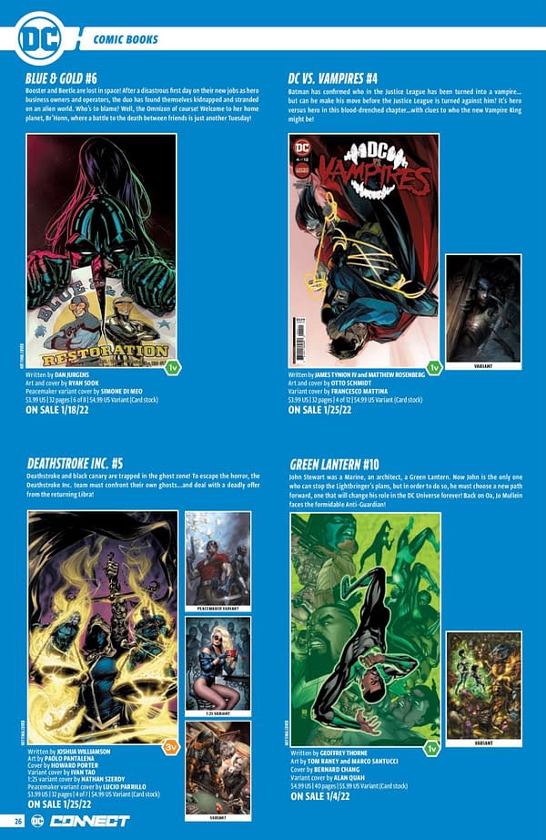 Full DC Comics Solicits For January 2022