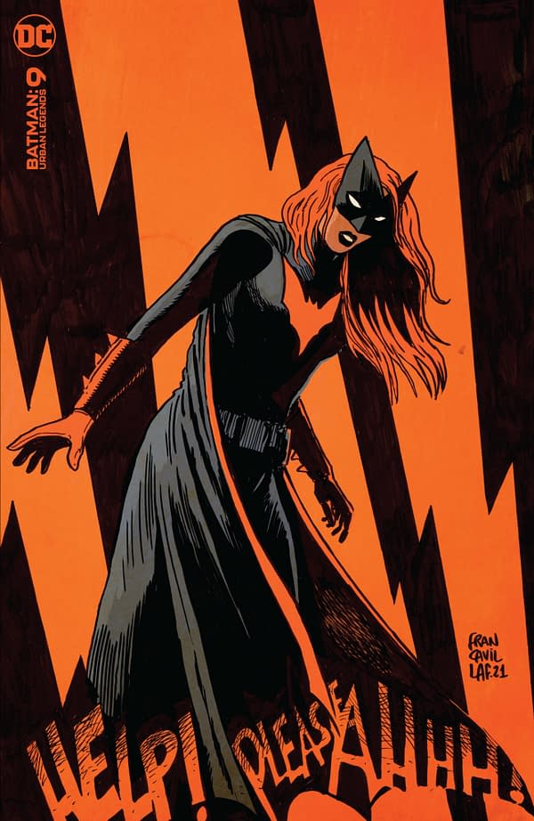 Cover image for BATMAN URBAN LEGENDS #9 CVR B FRANCESCO FRANCAVILLA VAR (FEAR STATE)