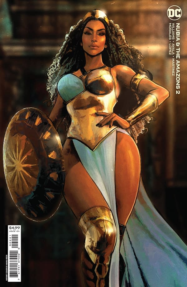 Cover image for NUBIA AND THE AMAZONS #2 (OF 6) CVR B MAIKA SOZO CARD STOCK VAR