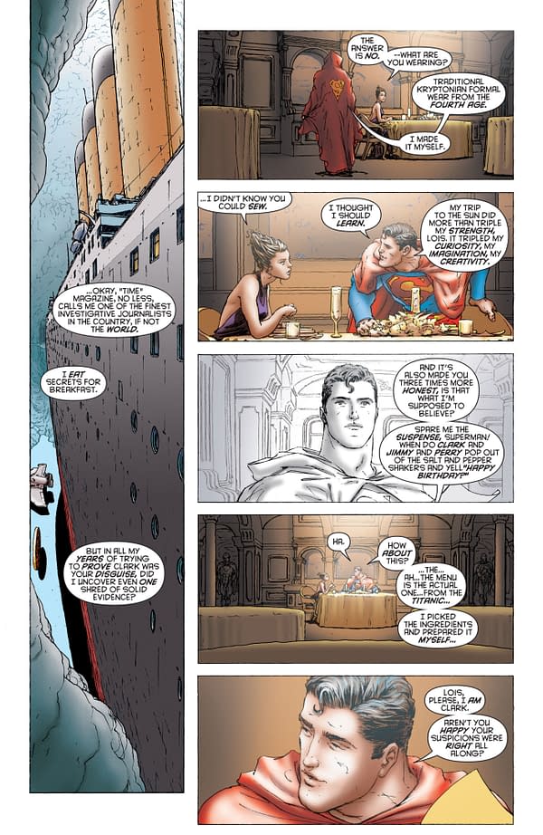 Superman Keeps The Titanic In His Fortress Of Solitude