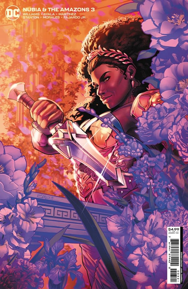 Cover image for NUBIA AND THE AMAZONS #3 (OF 6) CVR B JAMAL CAMPBELL CARD STOCK VAR