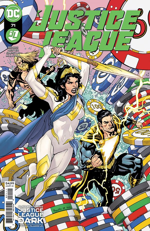 Cover image for JUSTICE LEAGUE #71 CVR A YANICK PAQUETTE & NATHAN FAIRBAIRN