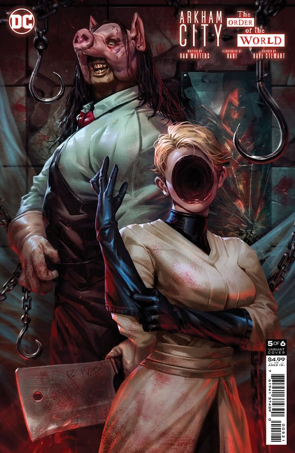 Cover image for ARKHAM CITY: THE ORDER OF THE WORLD #5 (OF 6) CVR B DERRICK CHEW CARD STOCK VAR