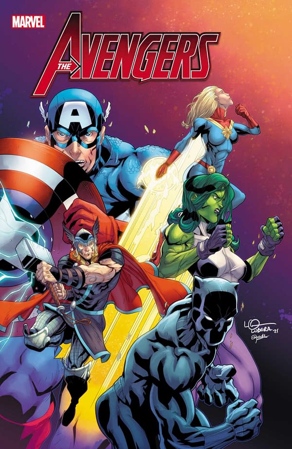 Cover image for AVENGERS 52 LUBERA VARIANT