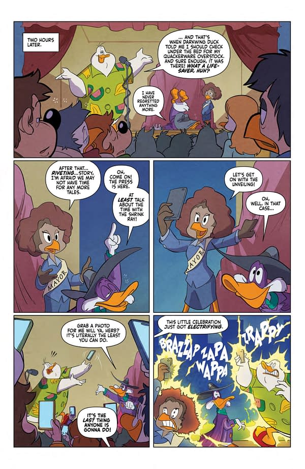 Interior preview page from Darkwing Duck #1