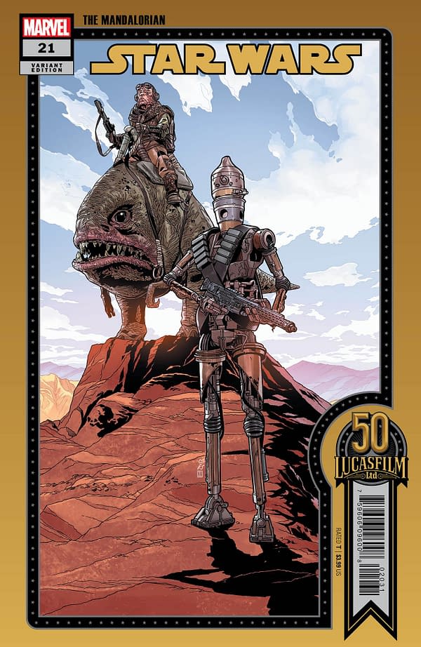 Cover image for STAR WARS 21 SPROUSE LUCASFILM 50TH VARIANT