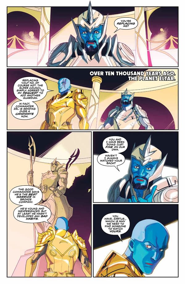 Interior preview page from Mighty Morphin #16