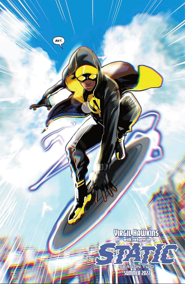 A Brand New Costume And Look For Static Shock (Spoilers)