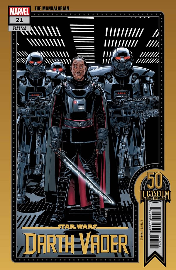 Cover image for STAR WARS: DARTH VADER 21 SPROUSE LUCASFILM 50TH VARIANT