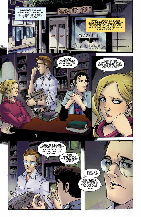 Interior preview page from Vampire Slayer #1