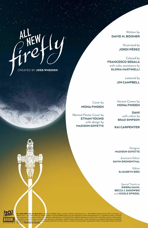 All-New Firefly #3 Preview: Hope There's a Plan B