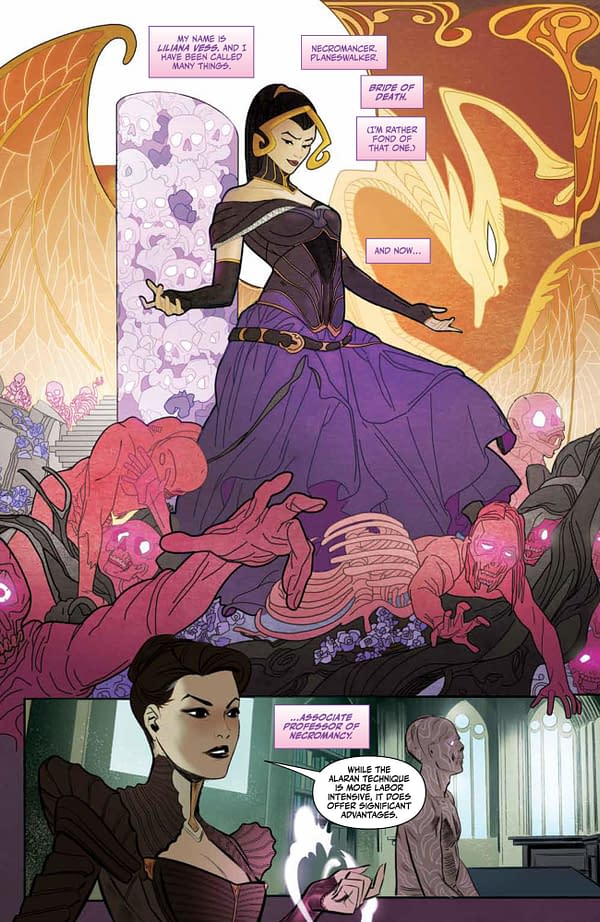 Interior preview page from Magic: The Hidden Planeswalker #1