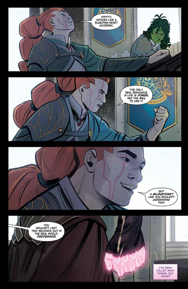 Interior preview page from Magic: The Hidden Planeswalker #1