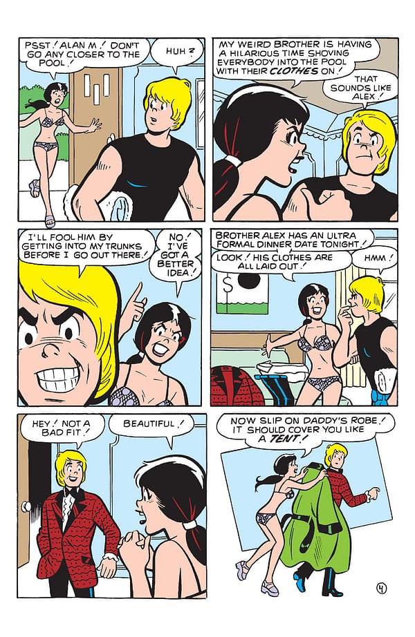 Interior preview page from Betty And Veronica Friends Forever Summer Surf Party #1