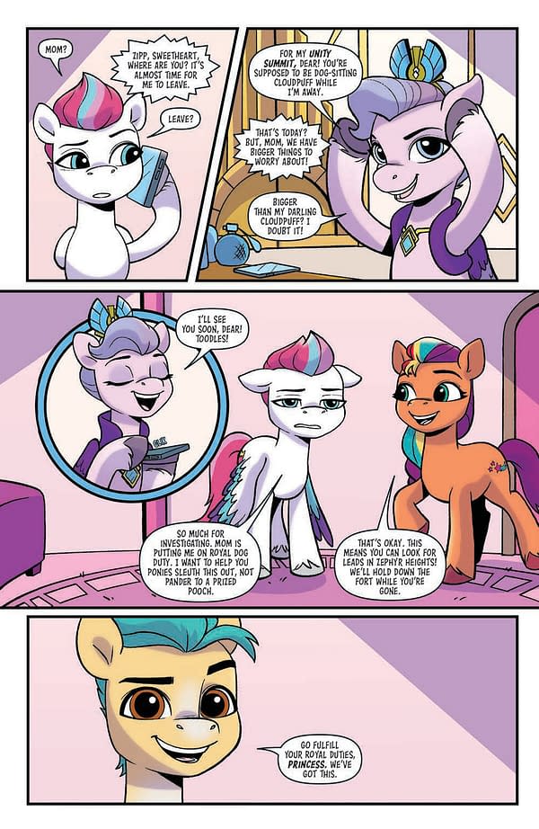 Interior preview page from My Little Pony #3