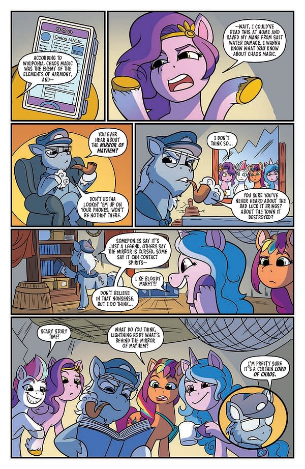 Interior preview page from My Little Pony #5