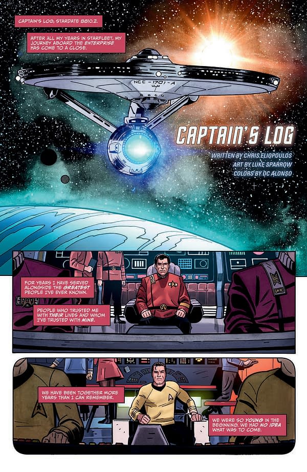 Interior preview page from Star Trek #400