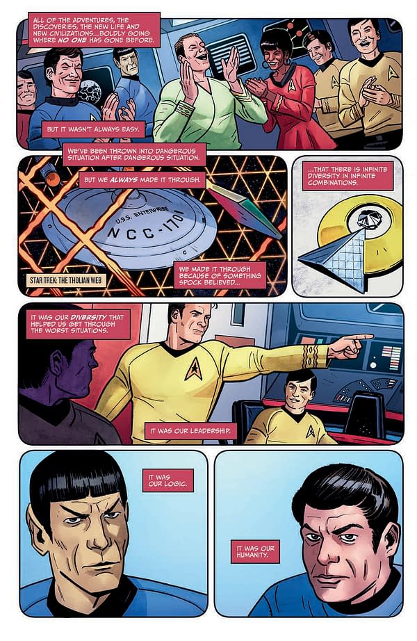 Interior preview page from Star Trek #400