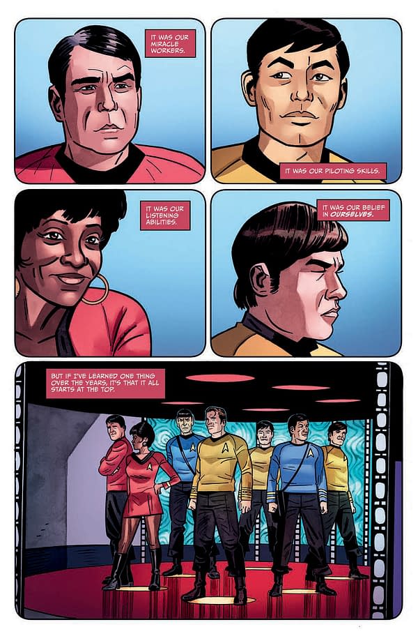 Interior preview page from Star Trek #400