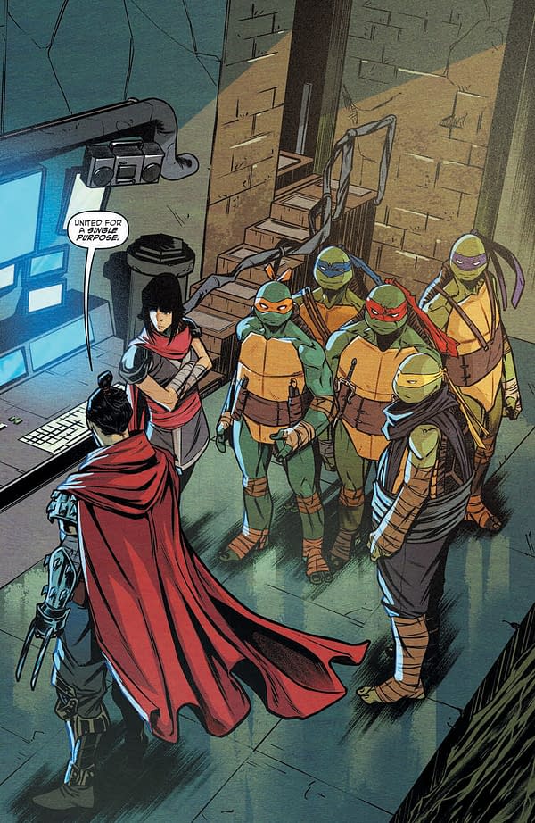 Interior preview page from Teenage Mutant Ninja Turtles: The Armageddon Game #1