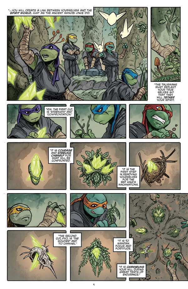 Interior preview page from Teenage Mutant Ninja Turtles #132