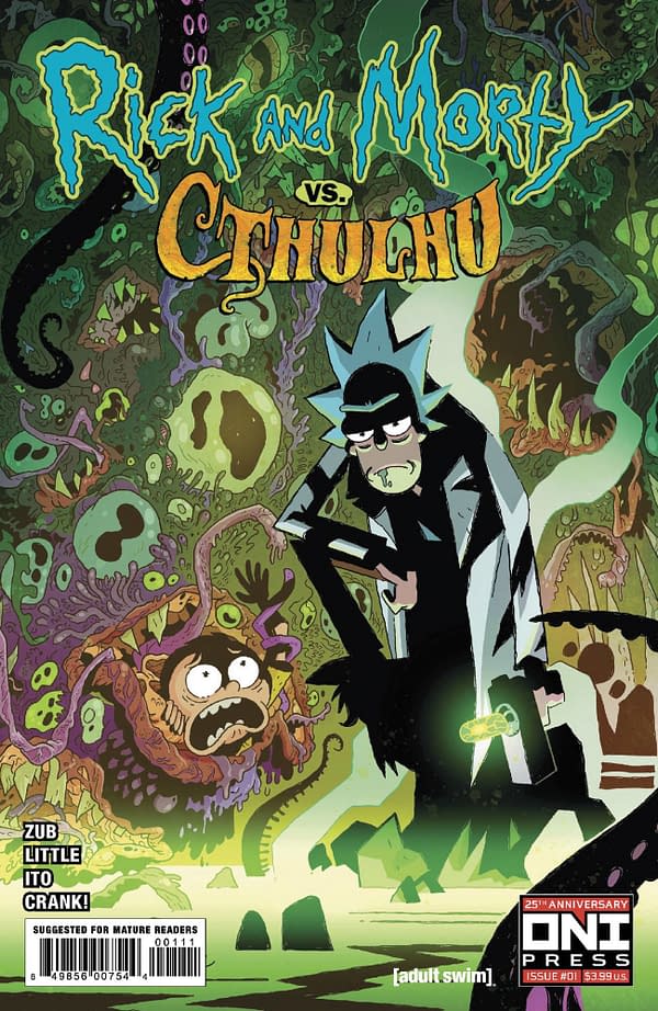 Cover image for RICK AND MORTY VS CTHULHU #1 CVR A LITTLE
