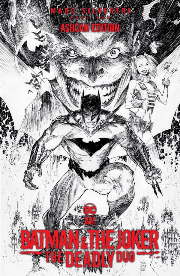 Free Unlettered B&#038;W Copies of Marc Silvestri's Batman/Joker #1 at NYCC