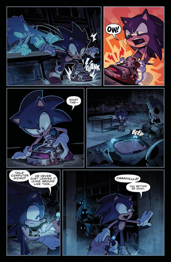 Interior preview page from Sonic The Hedgehog: Scrapnik Island #1