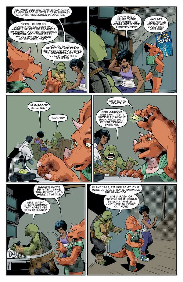 Interior preview page from Teenage Mutant Ninja Turtles #133