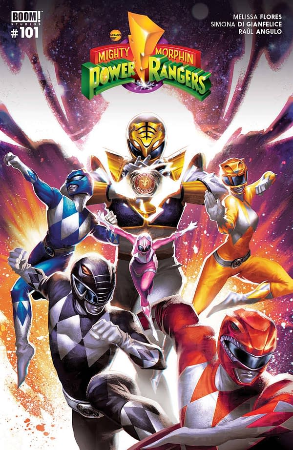 Cover image for Mighty Morphin Power Rangers #101