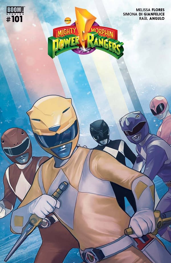 Cover image for MIGHTY MORPHIN POWER RANGERS #101 CVR B TOMASELLI