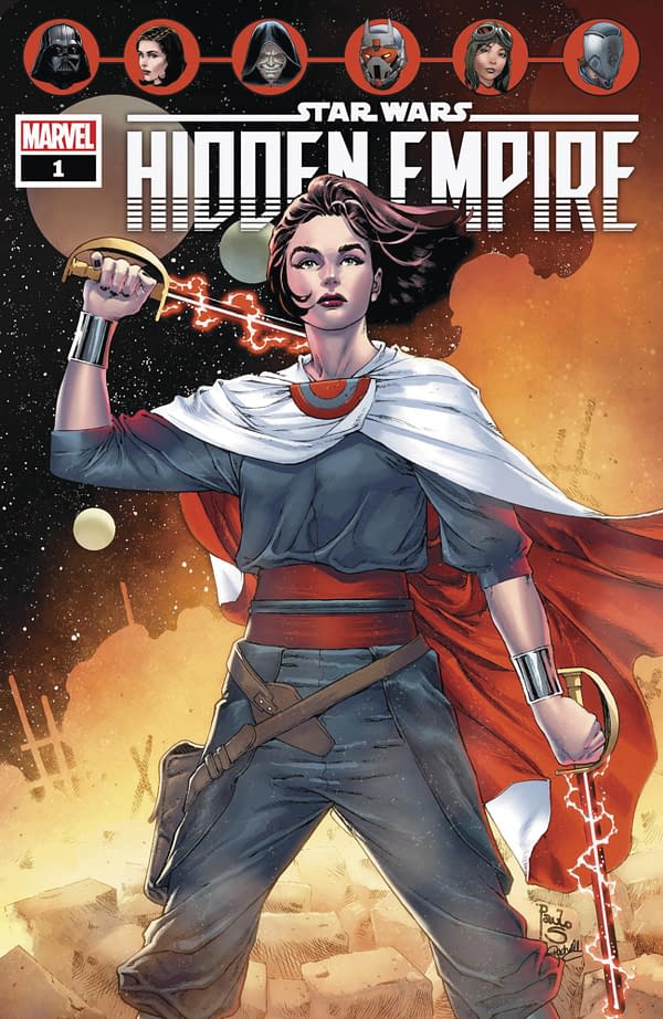 Cover image for STAR WARS: HIDDEN EMPIRE #1 PAULO SIQUEIRA COVER