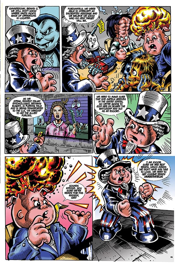 Interior preview page from Garbage Pail Kids Origins #2
