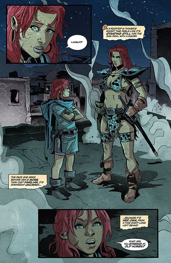 Unbreakable Red Sonja #2 Preview: Red Sonja Babies