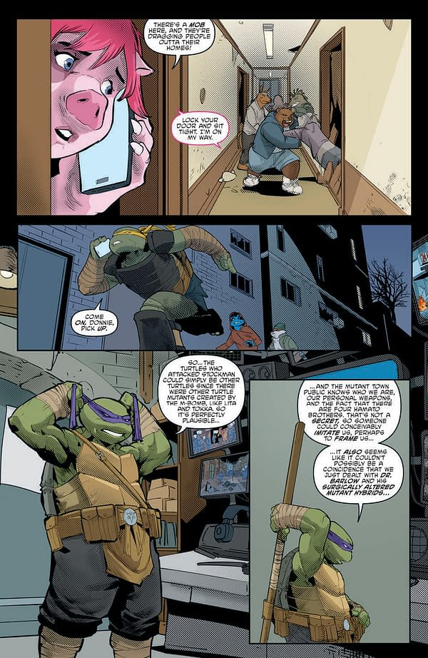 Teenage Mutant Ninja Turtles #134  Preview: Riot in Mutant Town