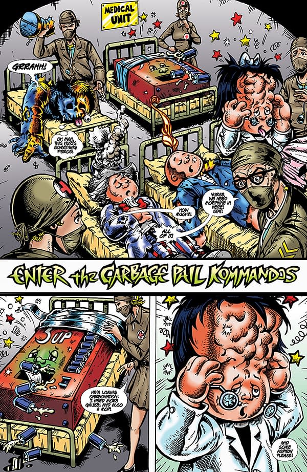 Interior preview page from Garbage Pail Kids Origins #3