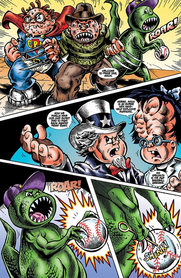 Interior preview page from Garbage Pail Kids Origins #3