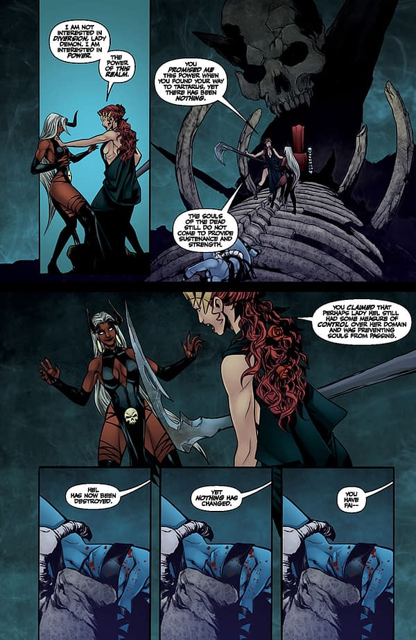 Interior preview page from Lady Hel #4