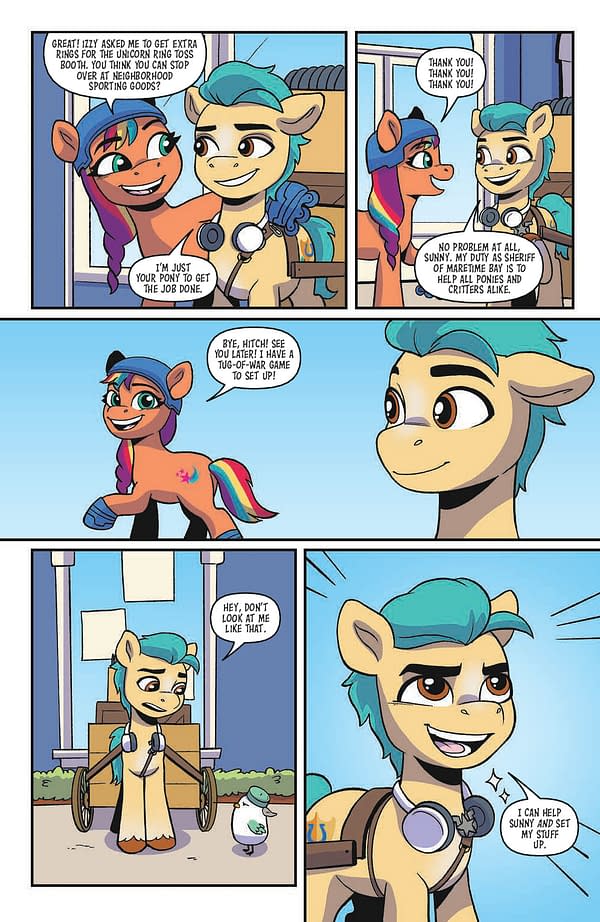 Interior preview page from My Little Pony #7