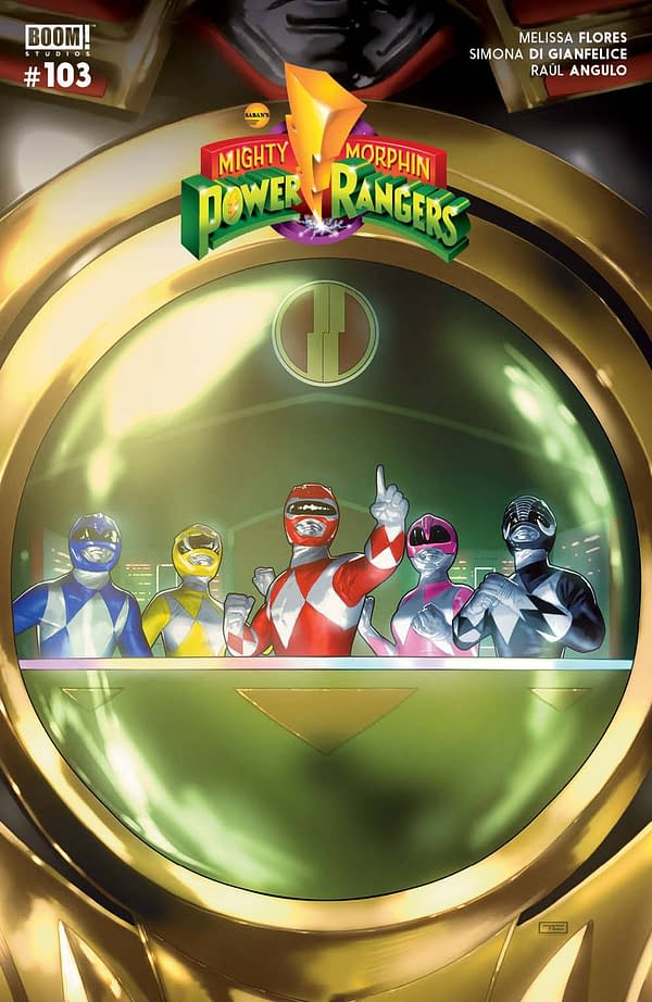 Cover image for Mighty Morphin Power Rangers #103