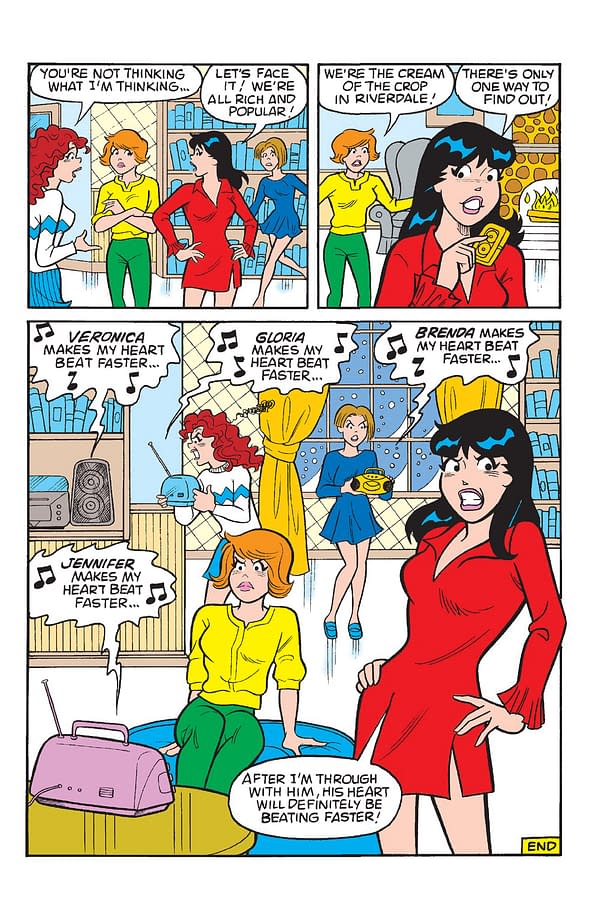 Interior preview page from Archie's Valentine's Day Spectacular 2023
